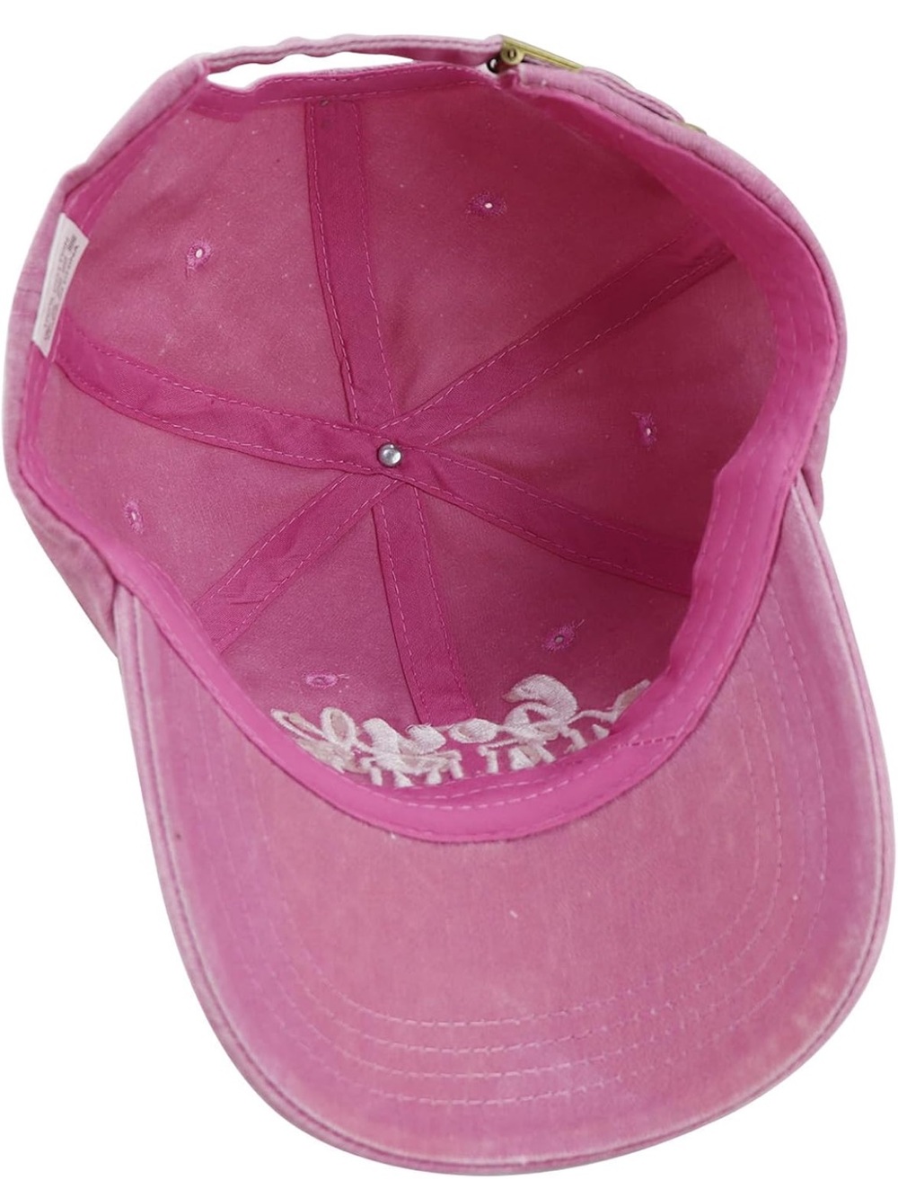 Amazon Pink "Girls Mama" Embroidered Baseball Cap - Picture 2 of 3